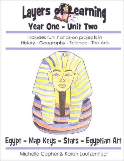 Layers of Learning Unit 1-2: Egypt-Map Keys-Stars-Egyptian Art
