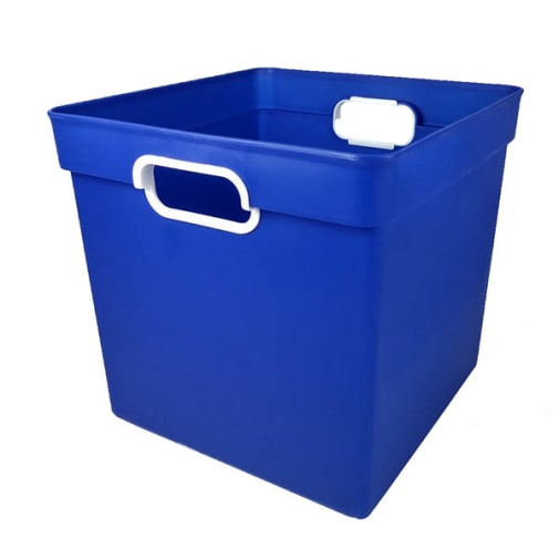 Cube Bin - Blue