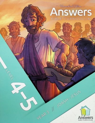 Answers Bible Curriculum Homeschool: 4-5 Student Book: Year 3