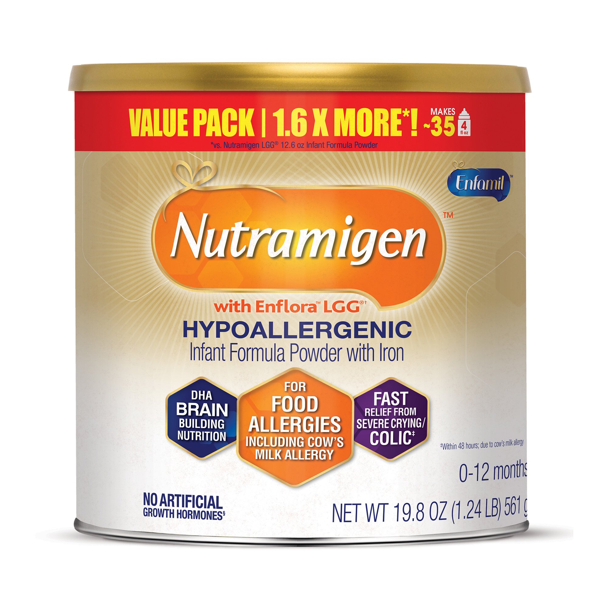 Enfamil Nutramigen with Enflora LGG Infant Formula, 19.8-ounce can MK 1167165