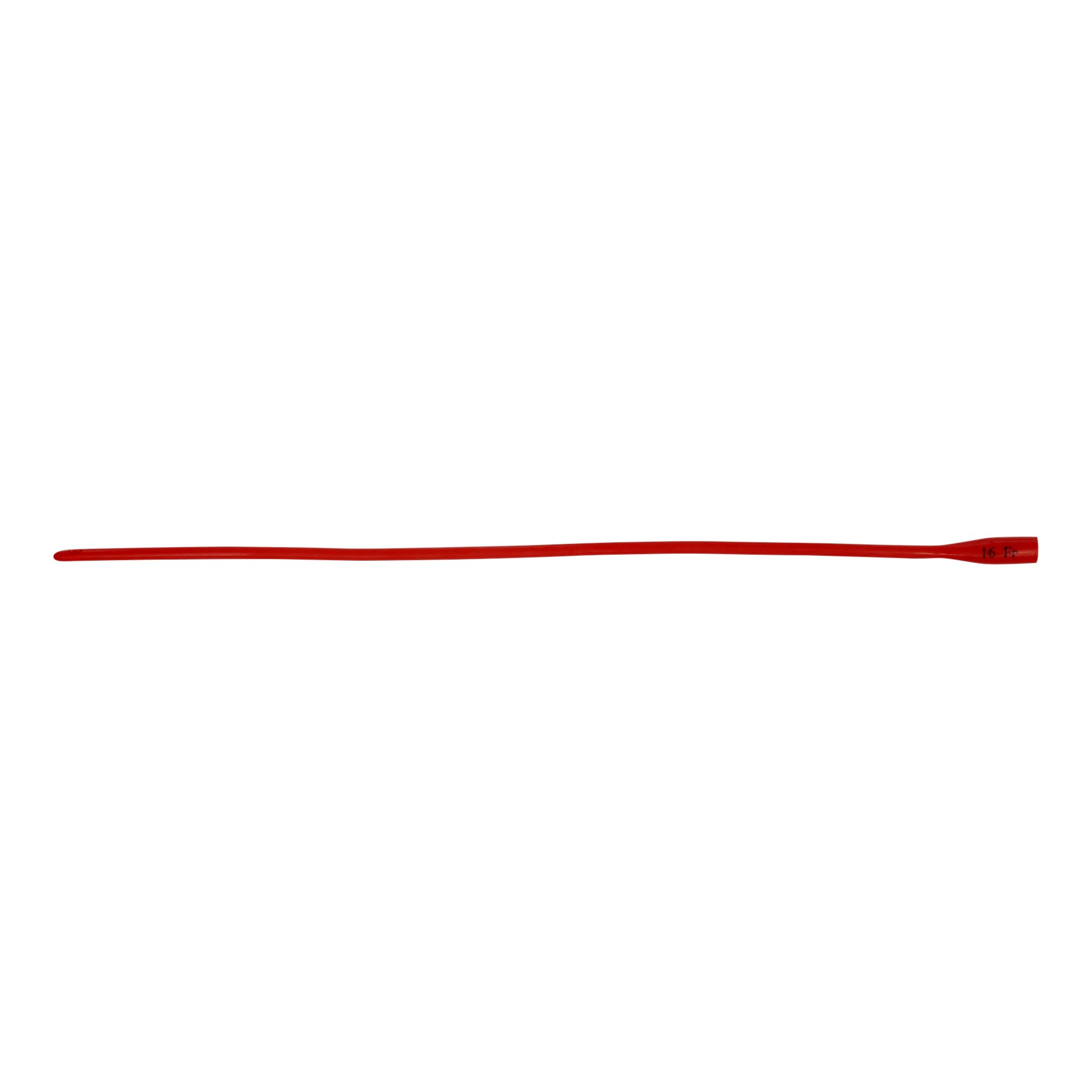 Dover Robinson Red Rubber Intermittent Catheter, 16 Fr. MK 161638