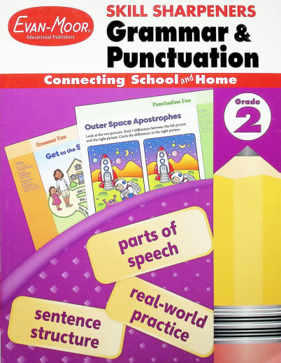 Skill Sharpeners: Grammar & Punctuation - Grade 2