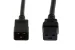 AC power cord, C20 to C19, 12 AWG, 7ft, Black