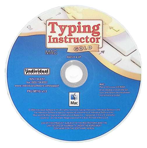 Typing Instructor Gold CD (Mac Version)