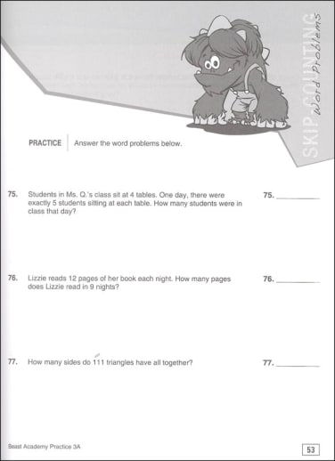 Beast Academy 3A Math Practice