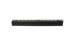 19 Inch Rackmount Cable Management, 12 Slot, 1U, Metal, Black