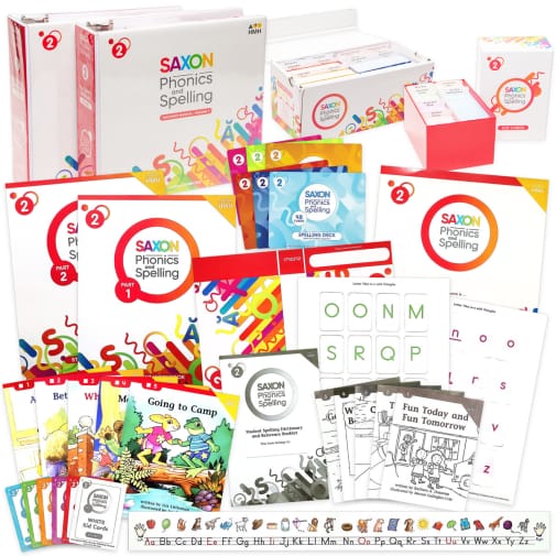 Saxon Phonics & Spelling Homeschool Complete Kit Grade 2