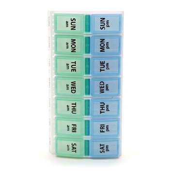 Apothecary Products 7 Day Two-Dose Pill Organizer MK 977369