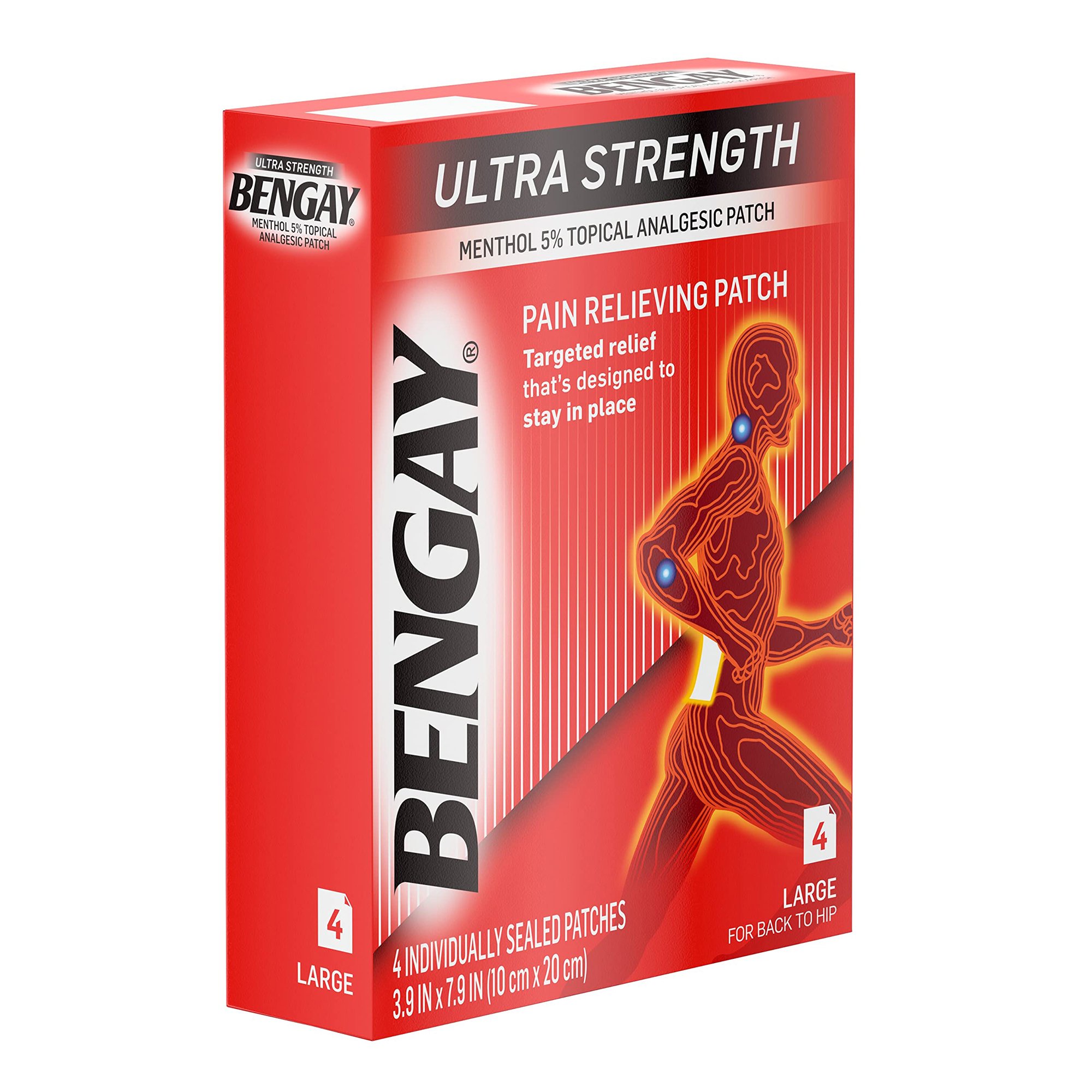 Bengay Pain Relieving Patch Ultra Strength, Large Size MK 701520