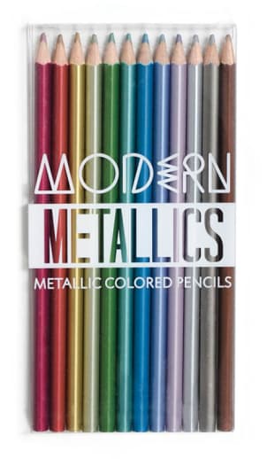 Color Sheen Metallic Colored Pencils set of 12
