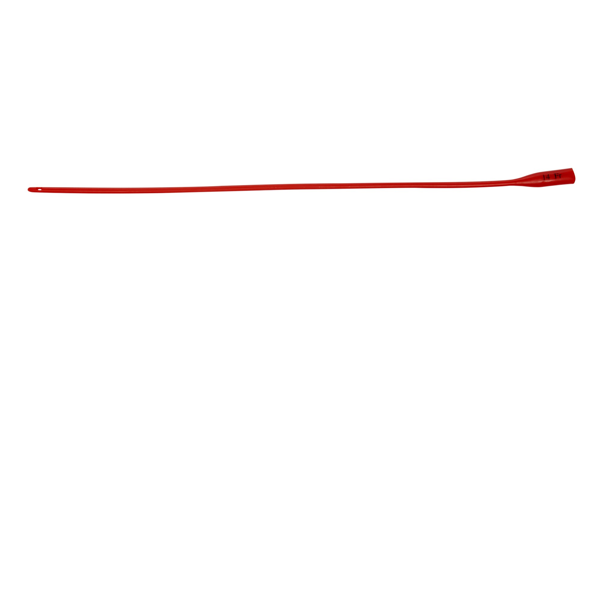 Dover Robinson Red Rubber Intermittent Catheter, 14 Fr. MK 163822