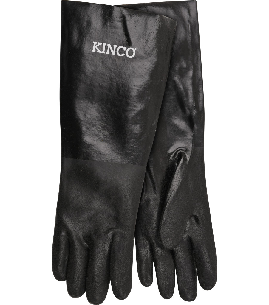 18&rdquo; Sandy Finish PVC with Gauntlet, Black, large image number 0