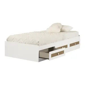 Cama individual de 3 cajones