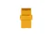 Cat6 RJ45 Inline Coupler Type Keystone Jack, Yellow
