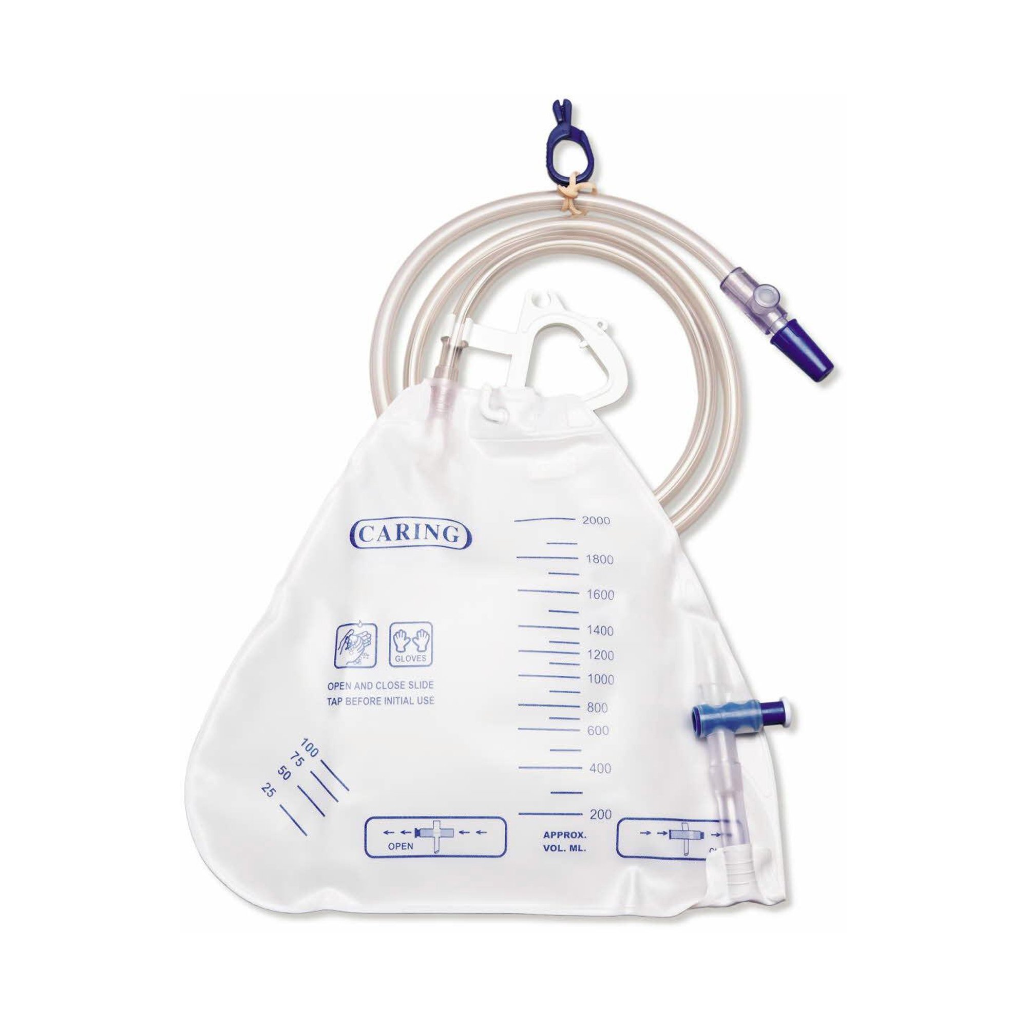 Medline Urinary Drain Bag With Anti-Kink Drain Tube MK 369296