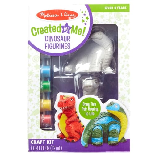 Melissa & Doug Decorate-Your-Own Dinosaur Figurines