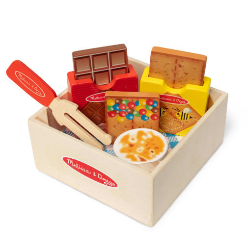 Melissa & Doug S'mores Picnic Box Play Food Set