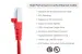 Cat5e Shielded Ethernet Patch Cable, Half-moon Boot, 20 ft, Red