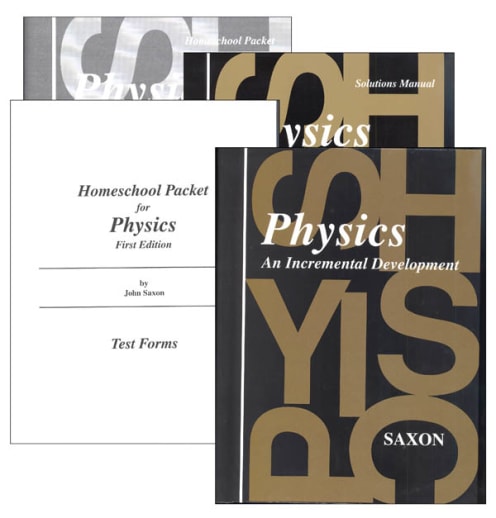 Saxon Physics Homeschool Kit with Solutions Manual