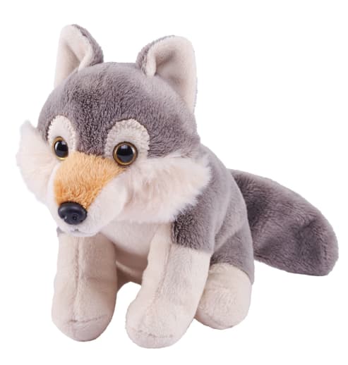 Pocketkins-Eco Wolf 5" Plush