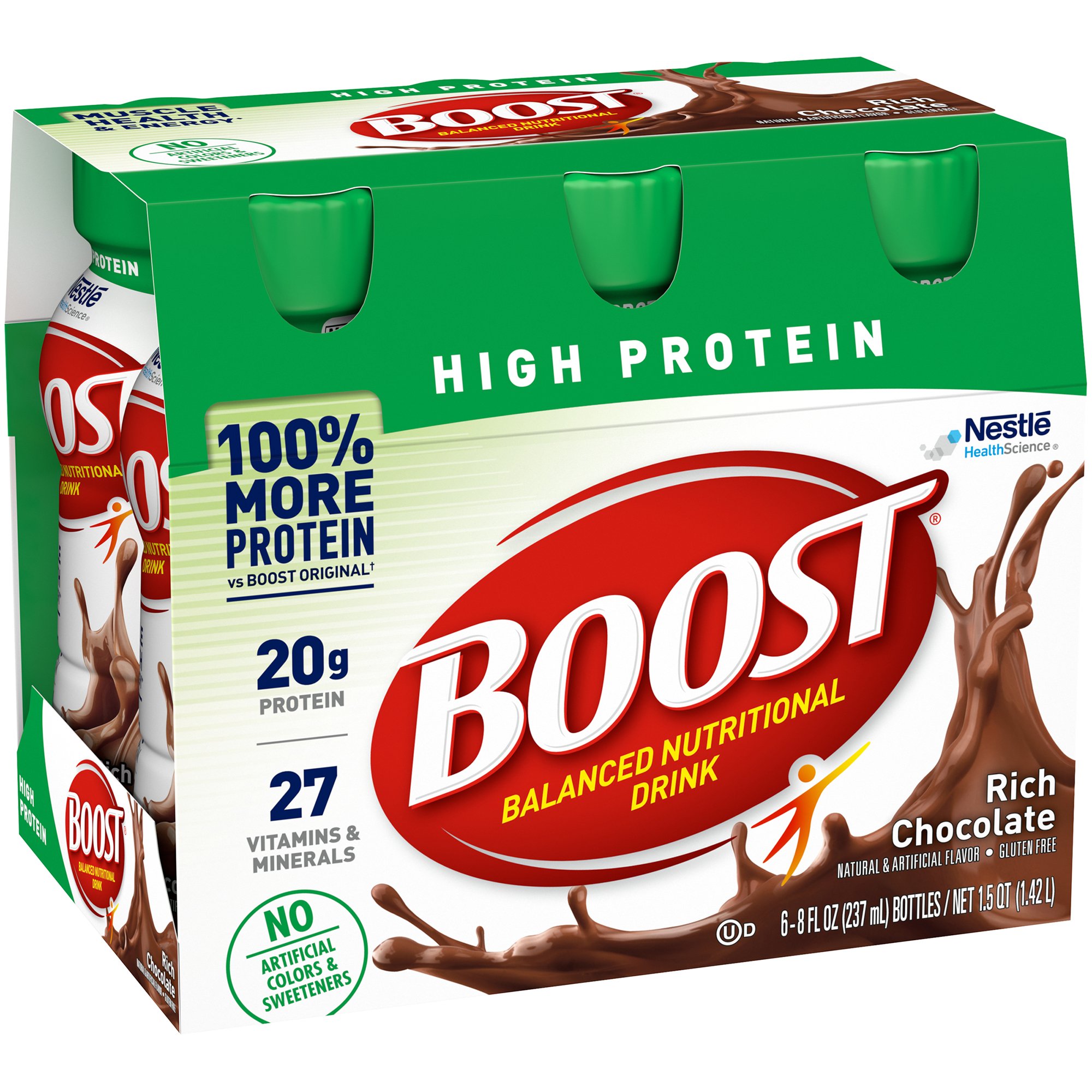 Boost High Protein Chocolate Complete Nutritional Drink, 8-ounce bottle MK 1107868