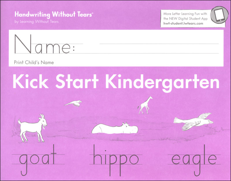 Handwriting Without Tears - Letters and Numbers Kindergarten