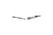 Audio Cable XLR3 Female to 1/4 Inch TS Mono Male, Unbalanced Audio, Nickel Plated, Black, 10Ft