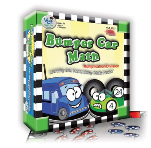 Bumper Car Math: Multiplication/Division Game