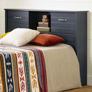 Ulysses - Bookcase Headboard with Doors Ulysses - Bookcase Headboard with Doors