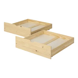 Underbed Storage Drawers on Wheels, Set of 2