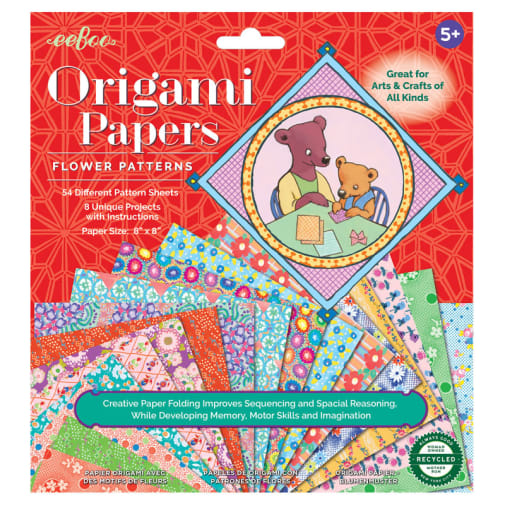 Origami Papers: Flower Patterns