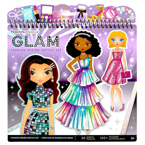 Fashion Angels Glam Fashion Design Sketch Set