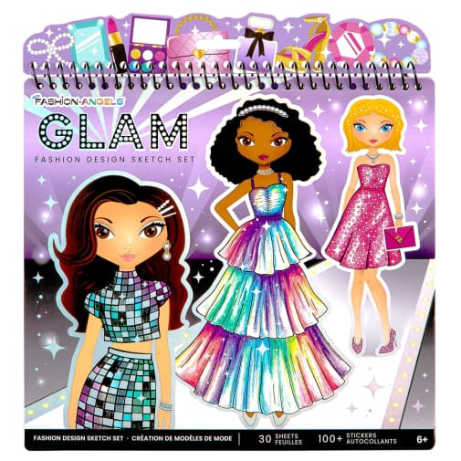 Fashion Angels Glam Fashion Design Sketch Set