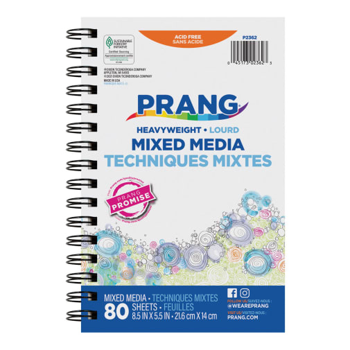 Prang Mixed Media Journal (8.5" x 5.5") 80 sheets