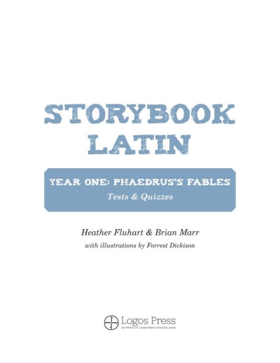 Storybook Latin Year 1 Fables Tests & Quizzes