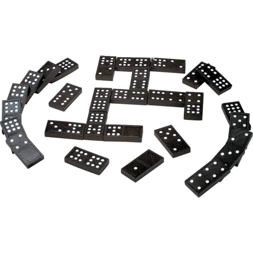 Dominoes Double-Nine Wooden