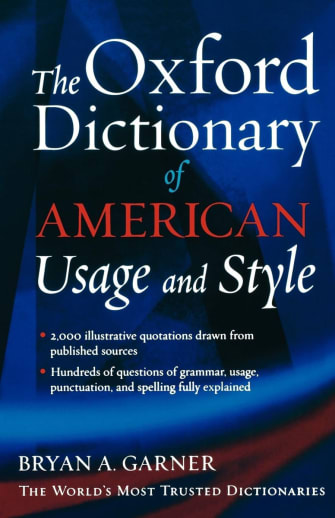 Oxford Dictionary of American Usage and Style