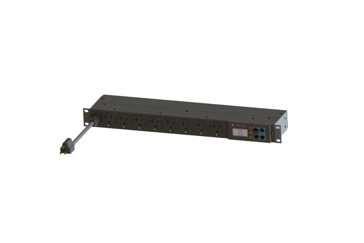 8-Outlet Smart PDU with 12 Foot Cord, 1U, Metal Case, New, CK-SPDU8-15A