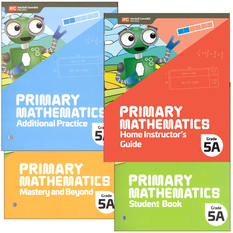 Primary Math 2022 Grade 5A Semester Set