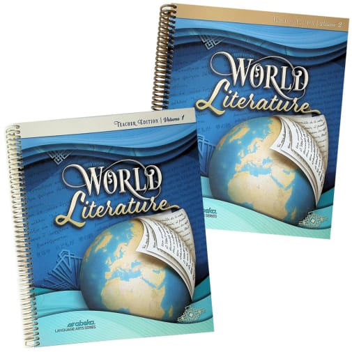 Abeka World Literature Teacher Edition Volumes 1 and 2 (435546)