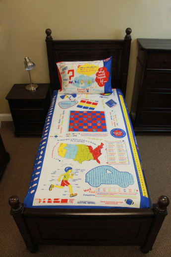 Playtime Bed Sheet Set - Twin Blue