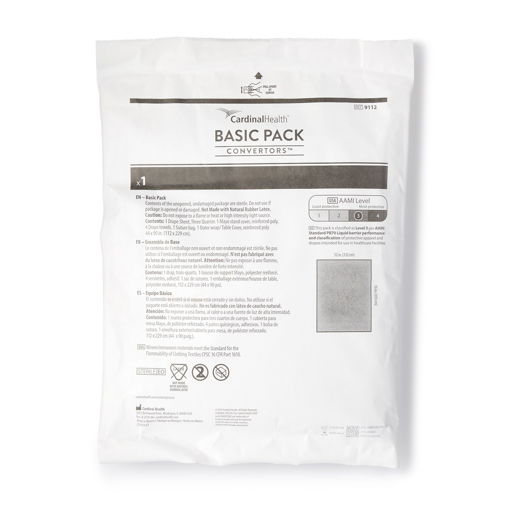 Convertors Tiburon General Purpose Drape Pack MK 302136