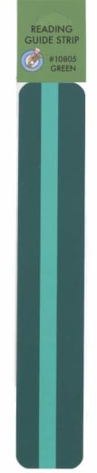 Green Reading Guide Strip