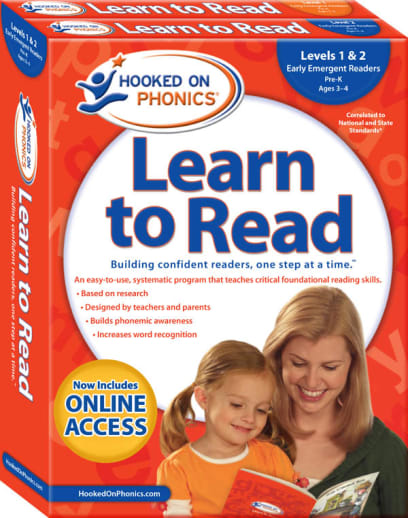 Hooked on Phonics Learn to Read Levels 1 & 2 (Pre-K)