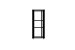 45U LINIER® Server Cabinet - No Doors/No Side Panels- 24in Depth