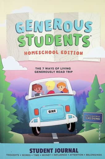Generous Students Homeschool Edition Additional Student Journal