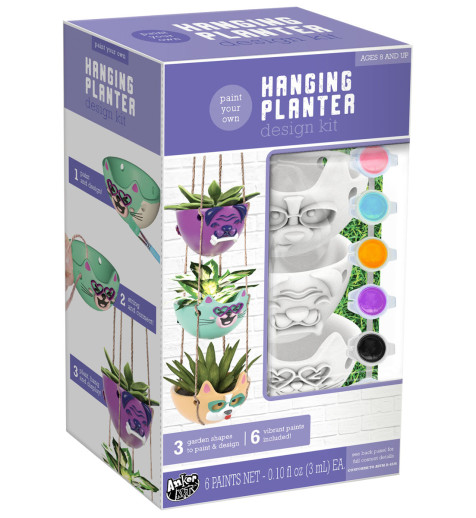 Paint Your Own Cute Animals Planter Design Kit