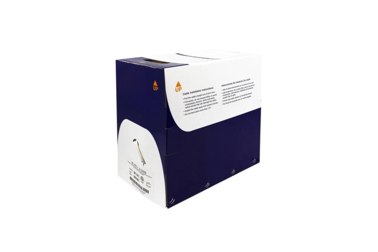 1000Ft Shielded 18AWG/2 Power CMR White