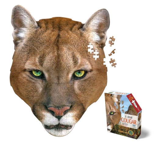 I AM Cougar Mini Puzzle 300 pieces (Madd Capp Mini Puzzles)