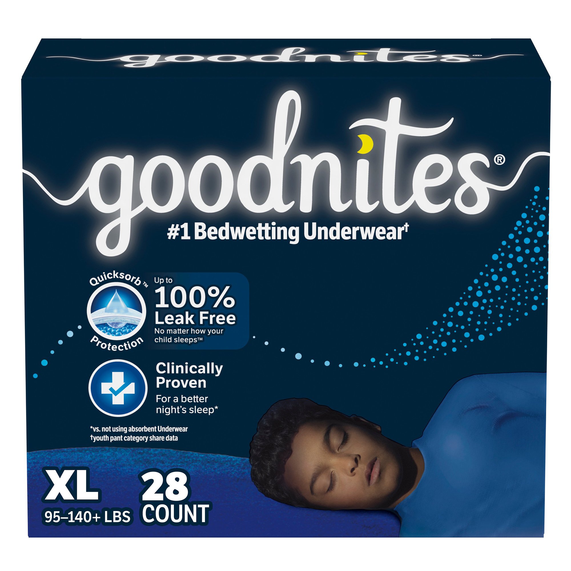 GoodNites Night Time Underwear For Boys, Extra Large MK 1246168